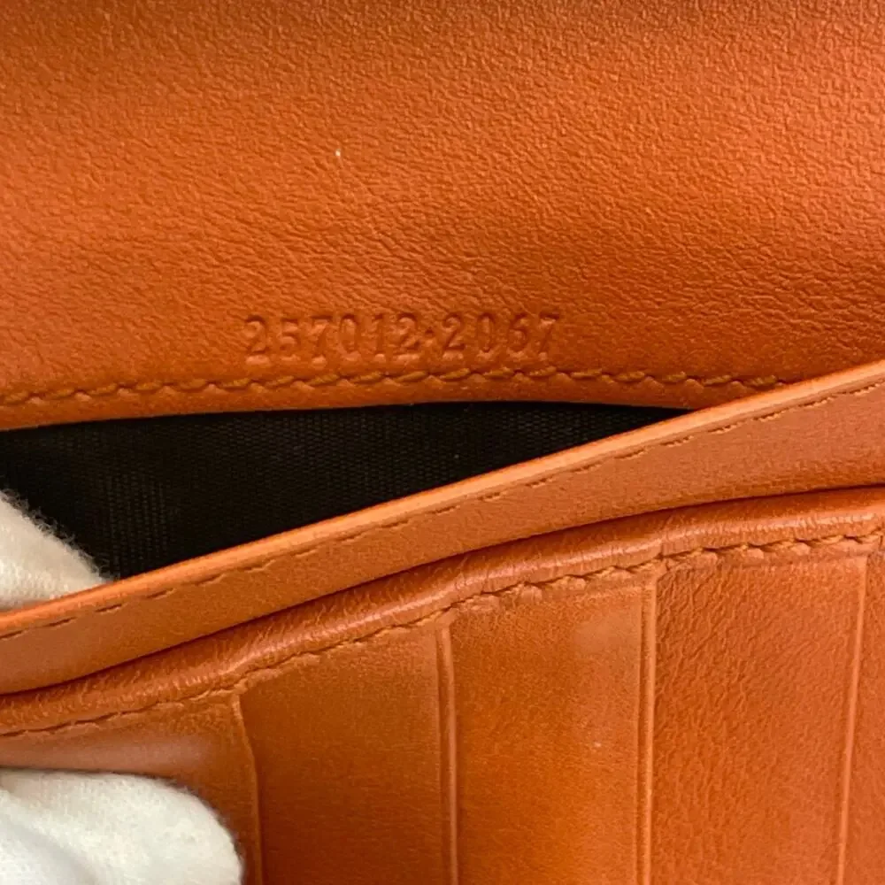 Gucci Vintage Diamente Continental Canvas Fold-Over Wallet